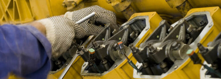 Construction machinery maintenance